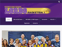 Tablet Screenshot of lordsbasketball.com
